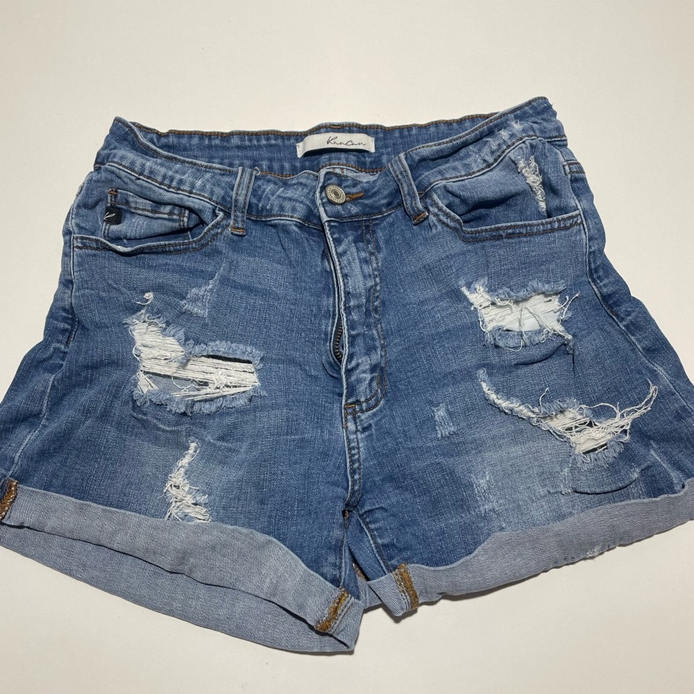 Kancan Ripped Jean shorts
